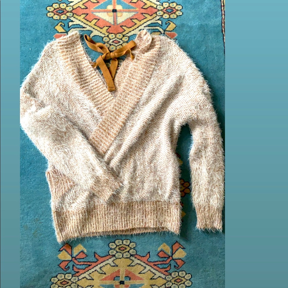 Wrap sweater